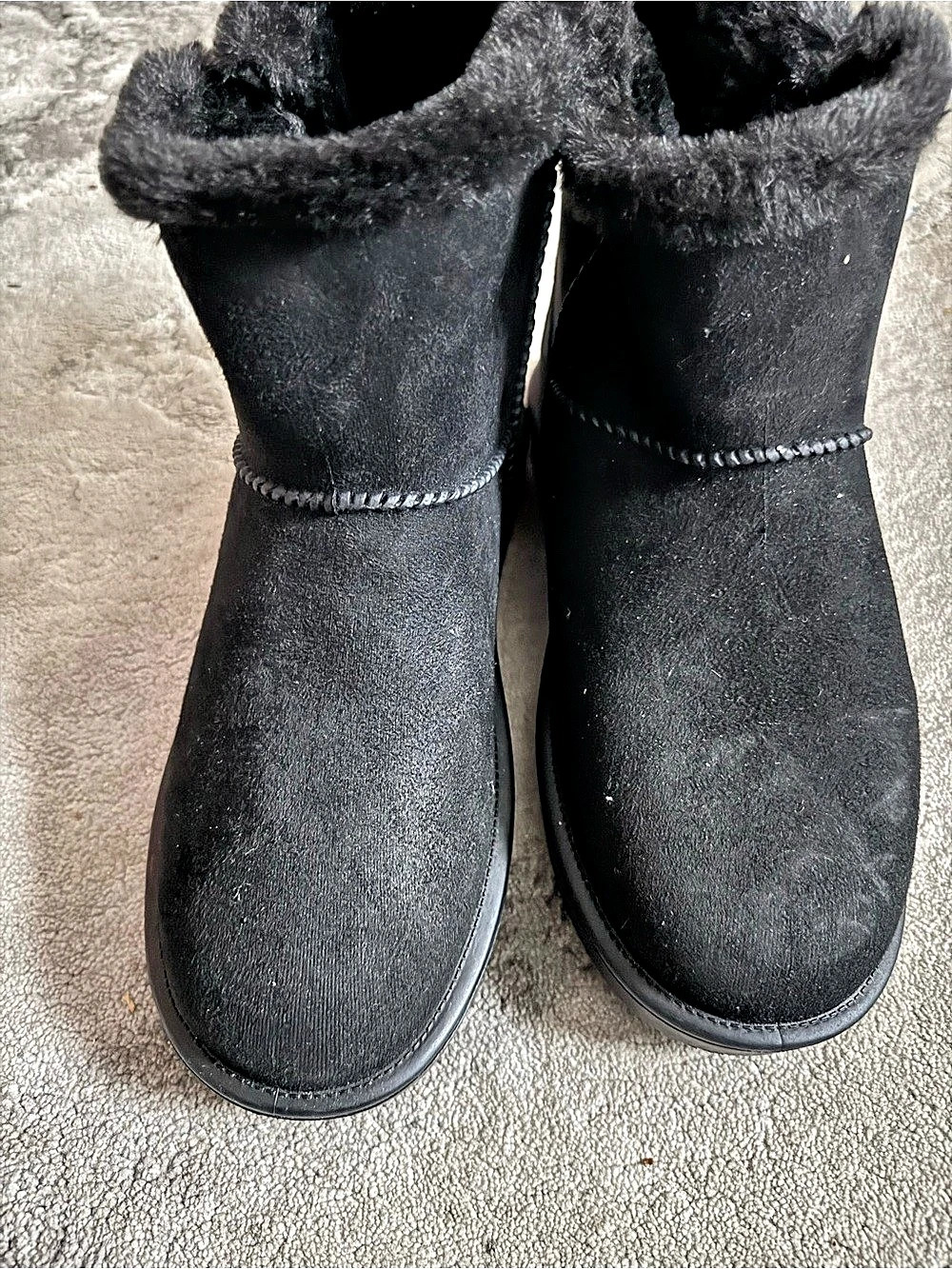 Black Ankle Boots US 8